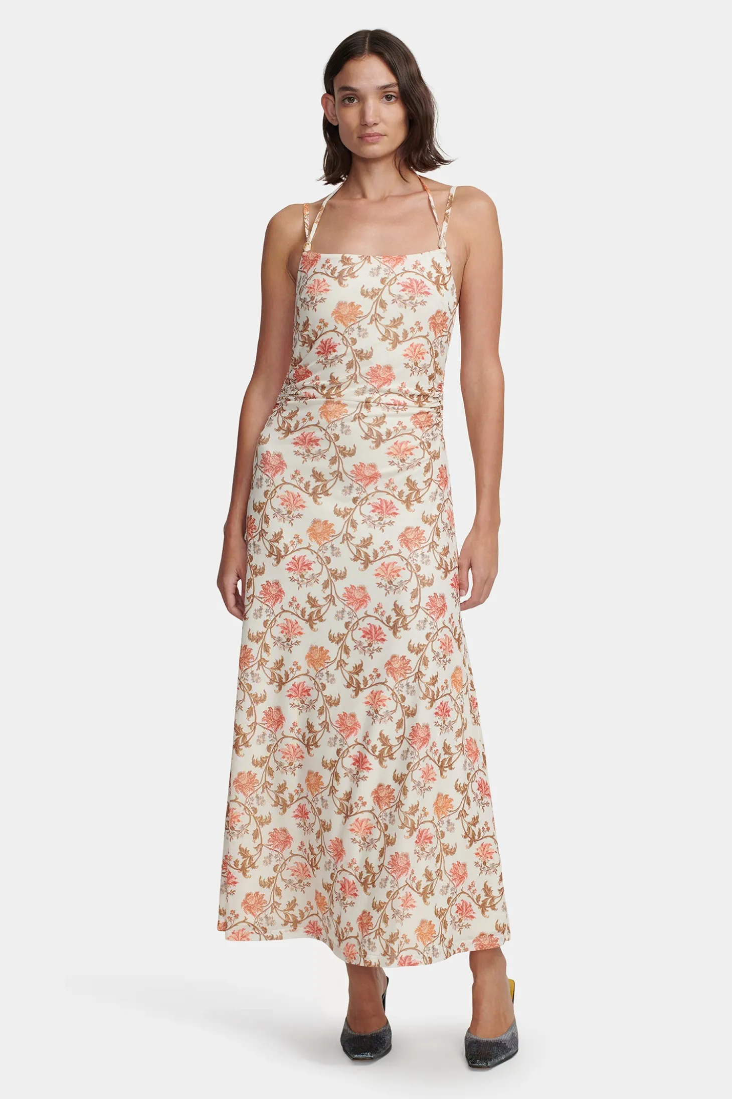 Odessa Maxi Dress Cream Wallpaper
