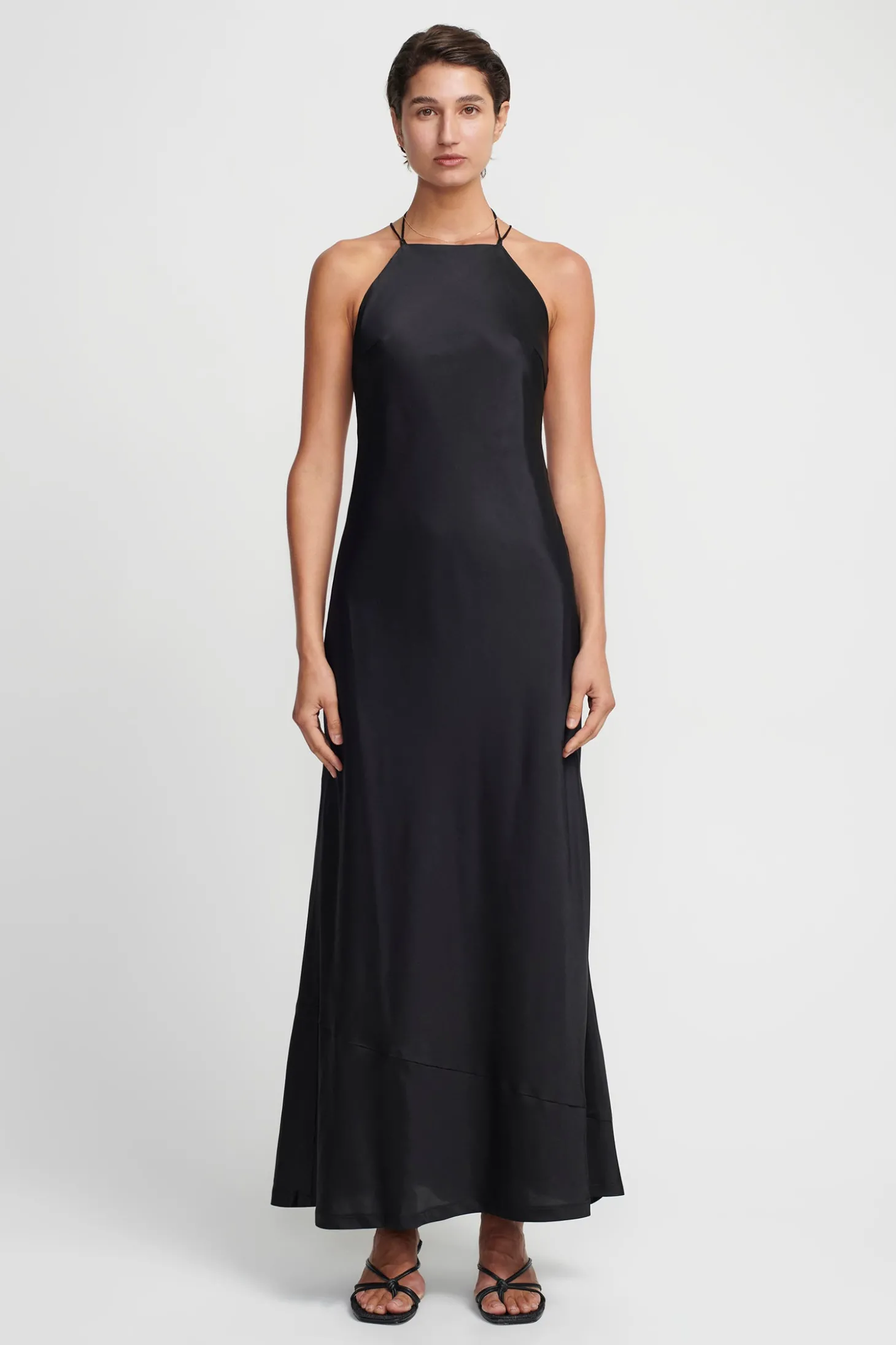 Pagen Silk Dress Black