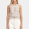 Patti Crochet Top Natural