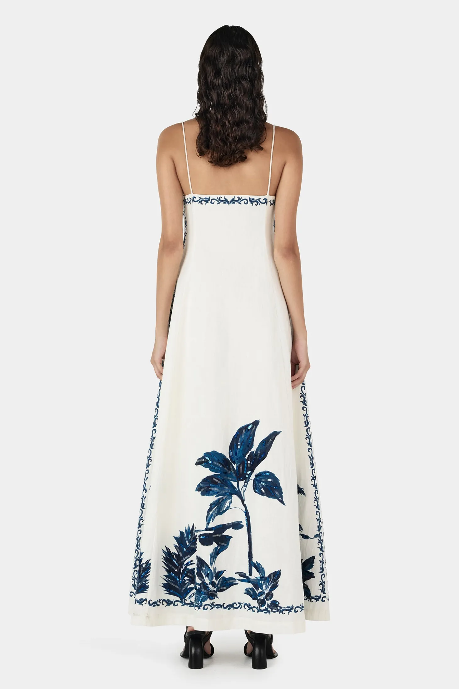 Pepper Maxi Dress Blue Hawaii