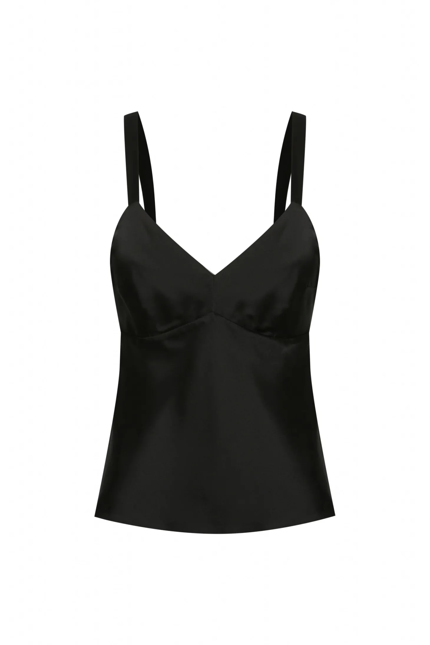 Quinn Silk Cami Black