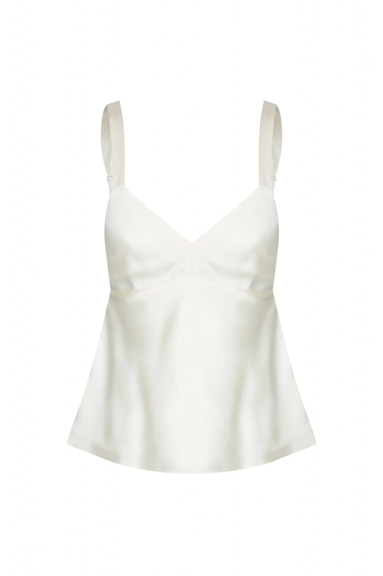 Quinn Silk Cami Bone