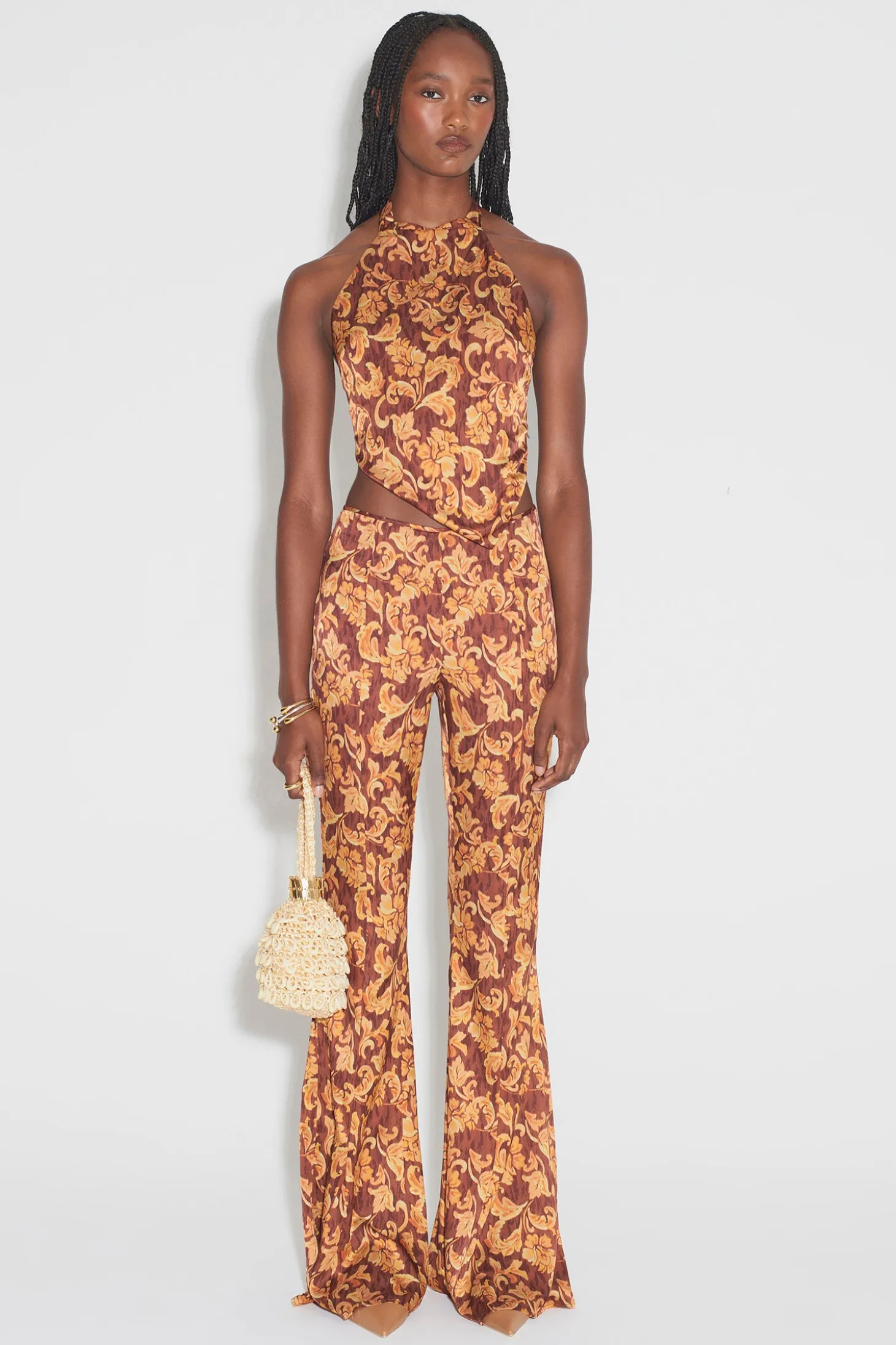 Reagan Flares Paisley Rain