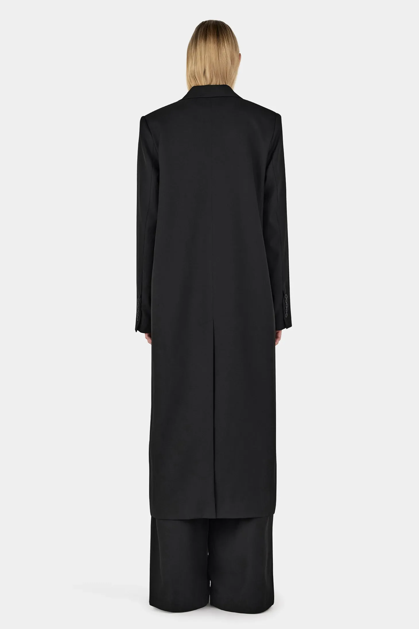 Renata Longline Blazer Black