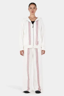 Rhya Embroidered Hoodie Cream