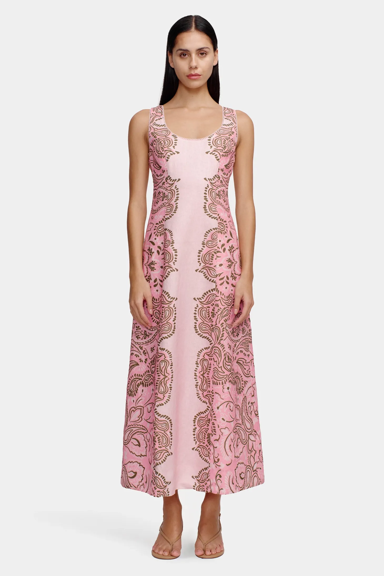 Robyn Midi Dress Bandana Fiesta