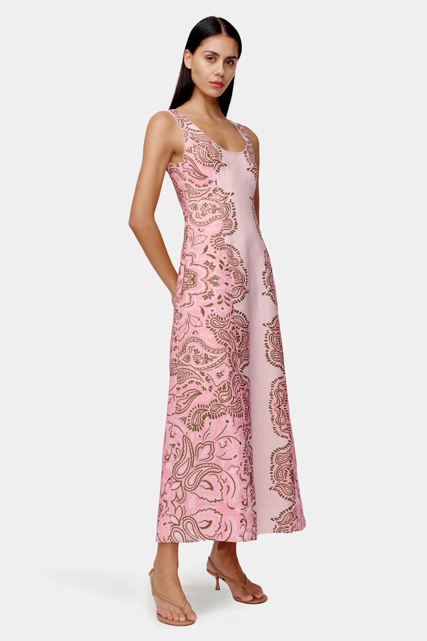 Robyn Midi Dress Bandana Fiesta
