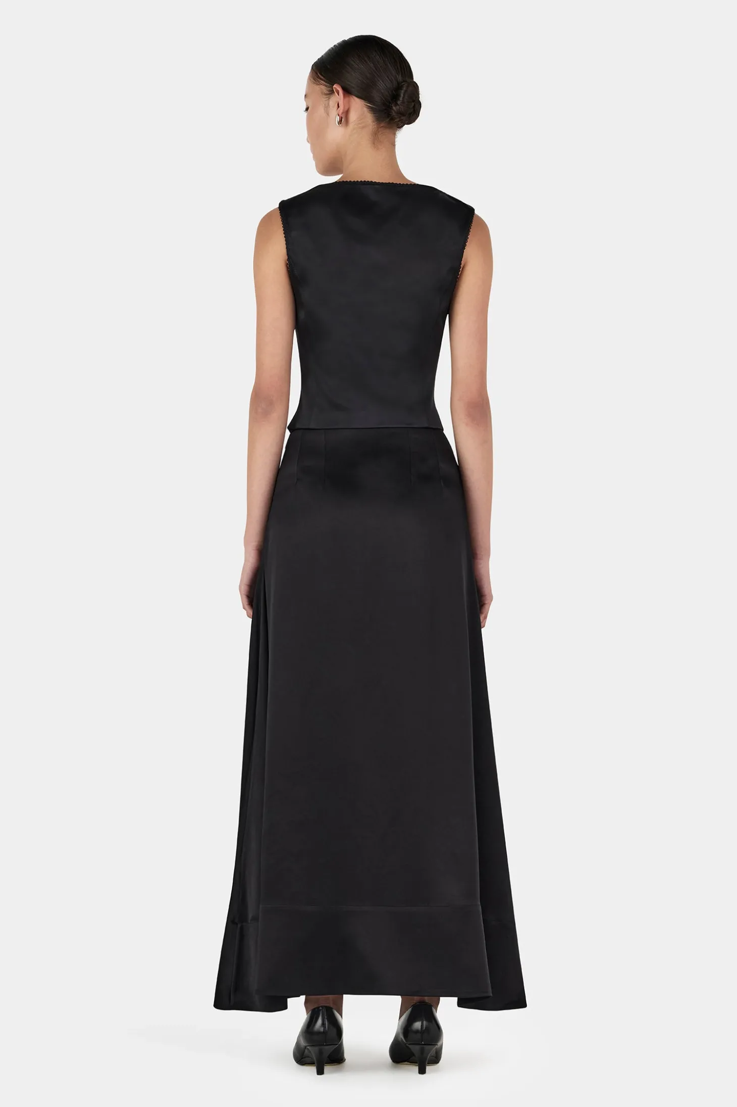 Rowena Corset Top Black