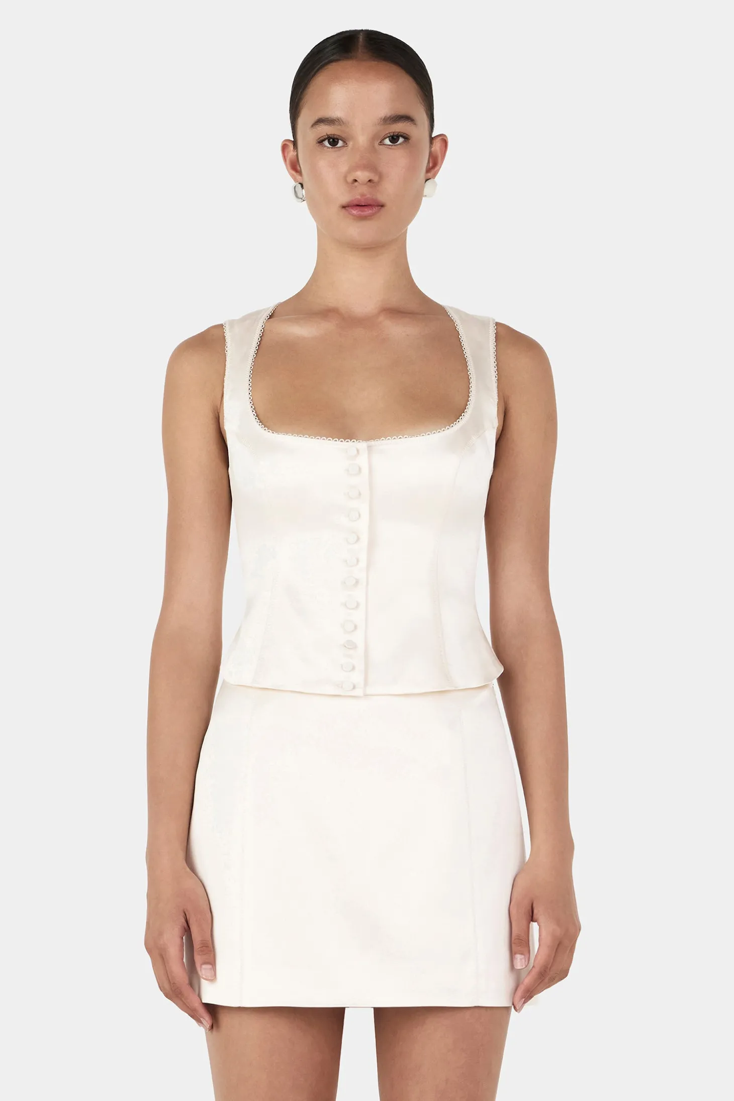 Rowena Corset Top Bone