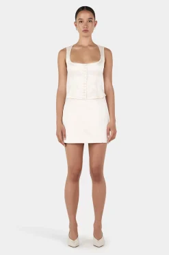 Rowena Corset Top Bone