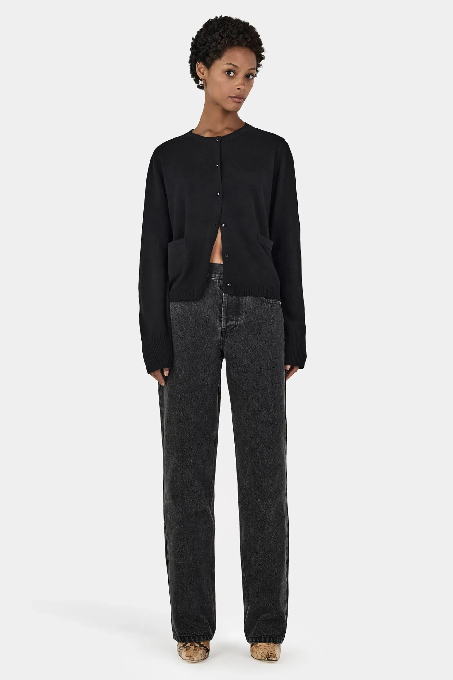 Ryan Straight Leg Jean Charcoal