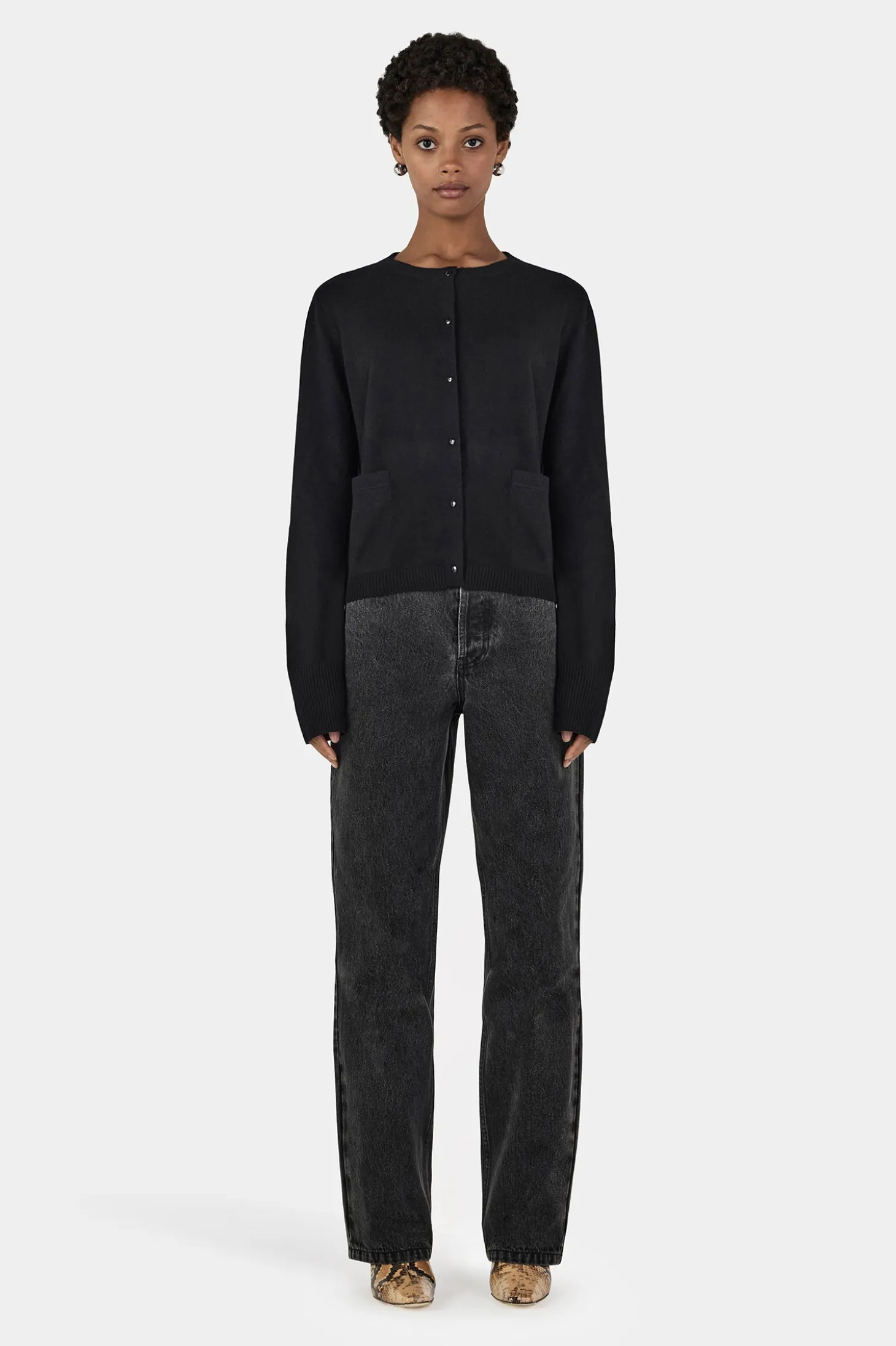 Ryan Straight Leg Jean Charcoal