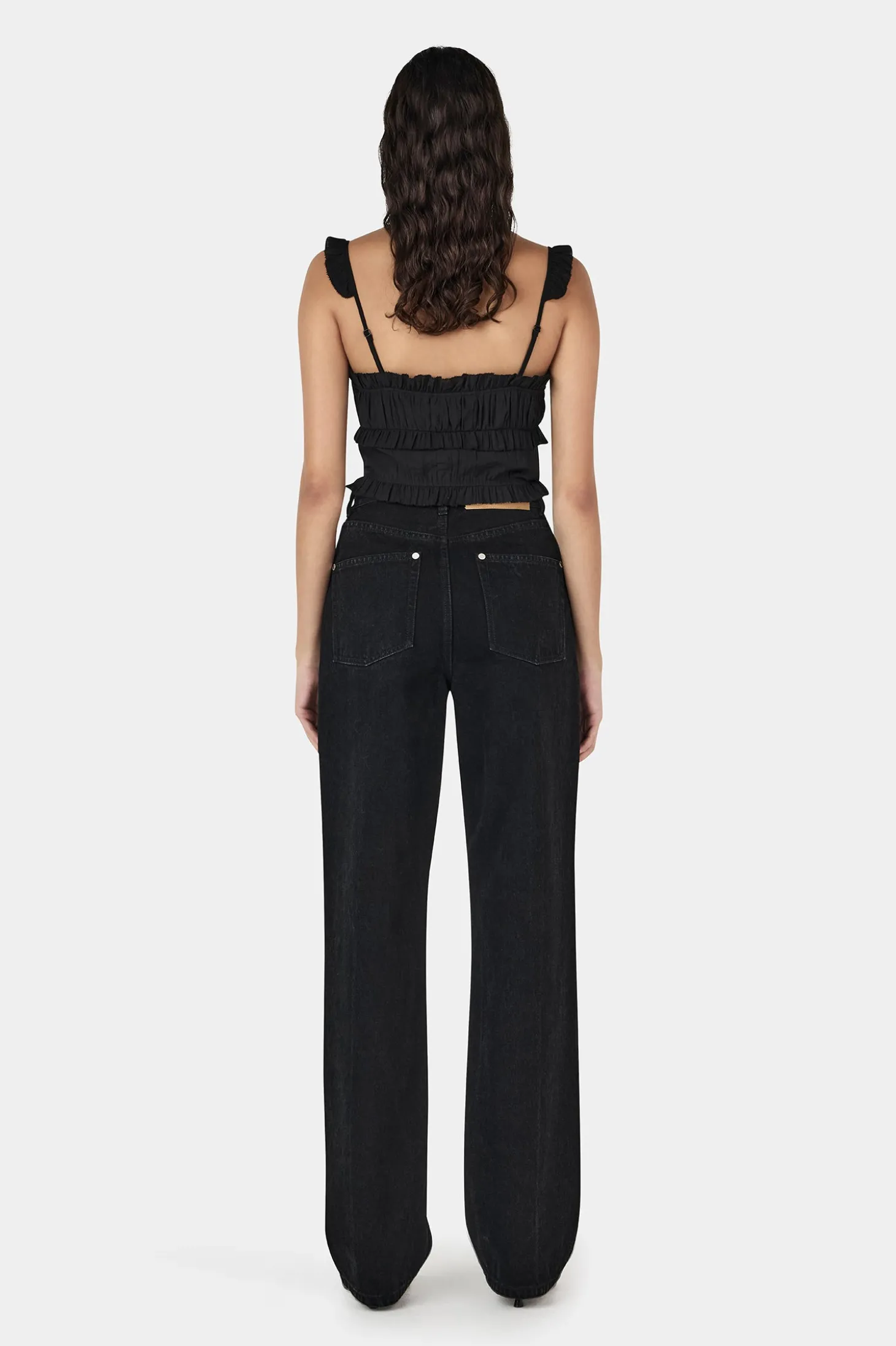 Ryan Straight Leg Jean Washed Black