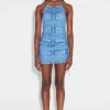 Samantha Mini Dress Indigo Tie Dye