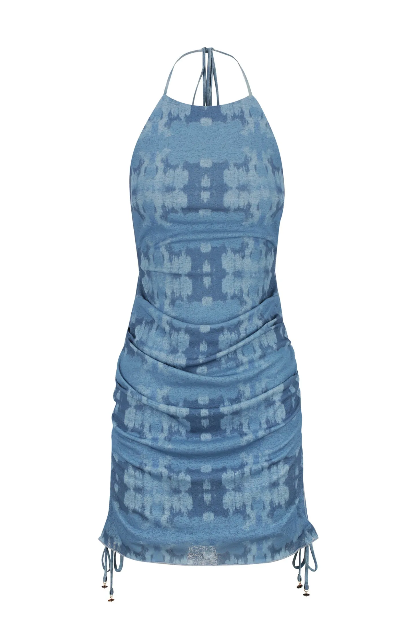 Samantha Mini Dress Indigo Tie Dye