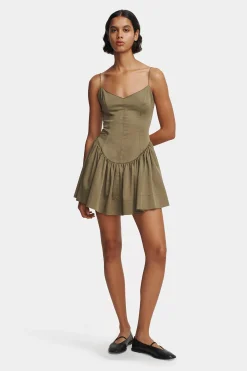 Sonja Mini Dress Olive