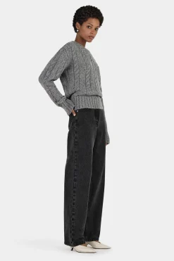 Stevie Knit Jumper Grey Marle