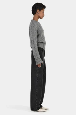 Stevie Knit Jumper Grey Marle