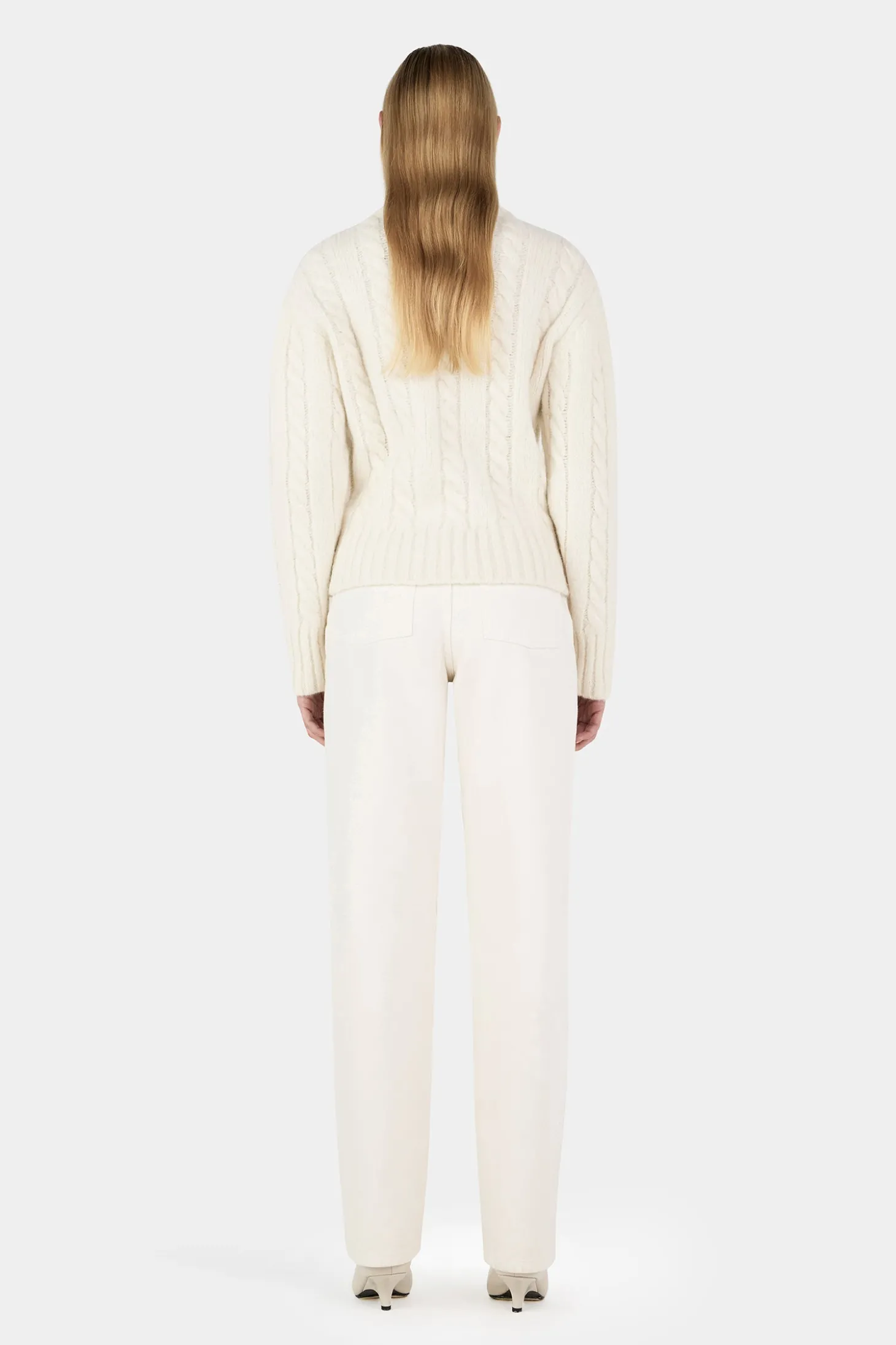 Stevie Knit Jumper Ivory