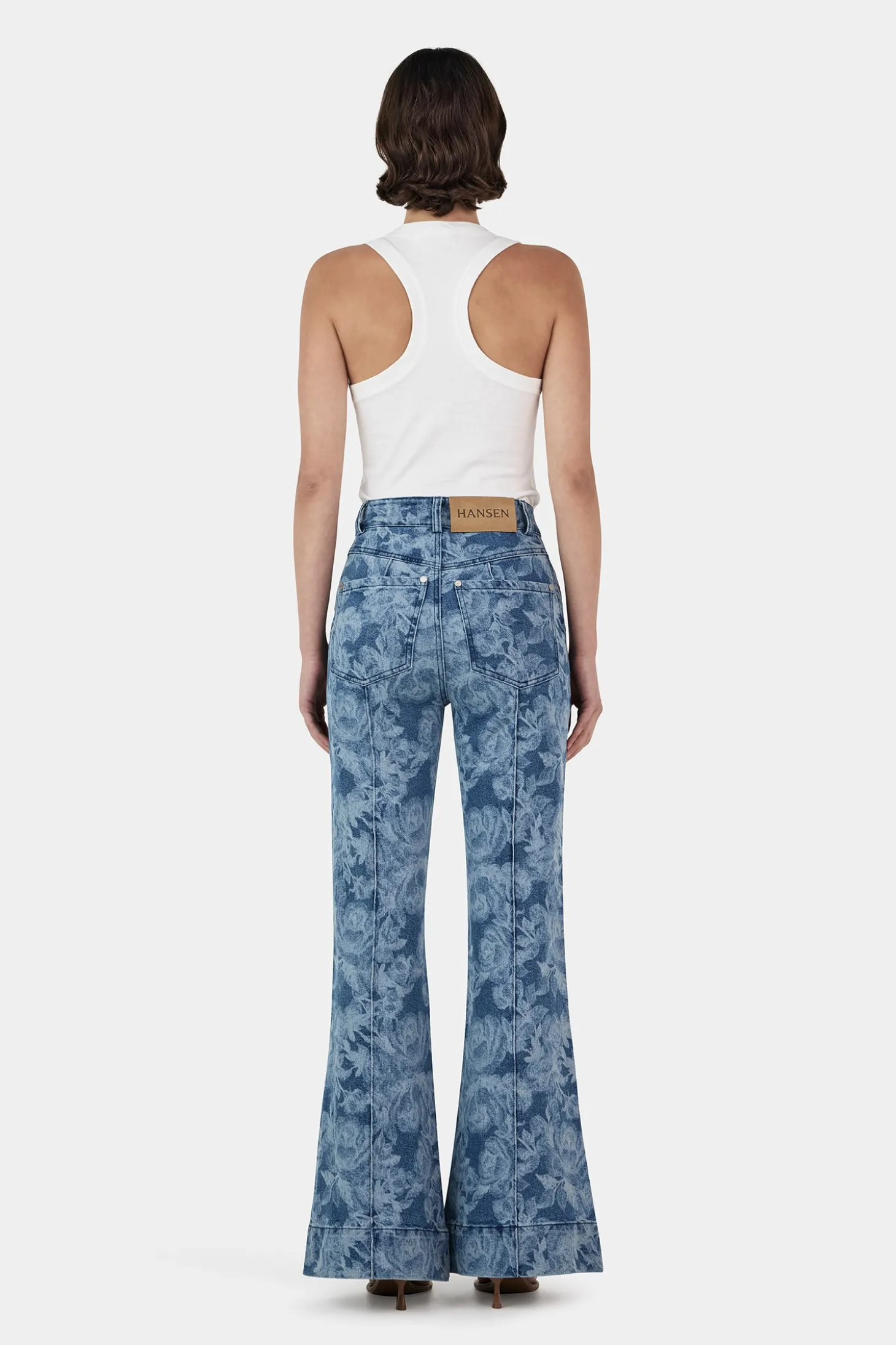 Sue Wide Leg Jean Indigo Paisley