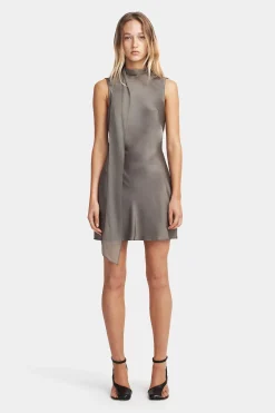 Suki Mini Dress Dusty Olive PRE-ORDER