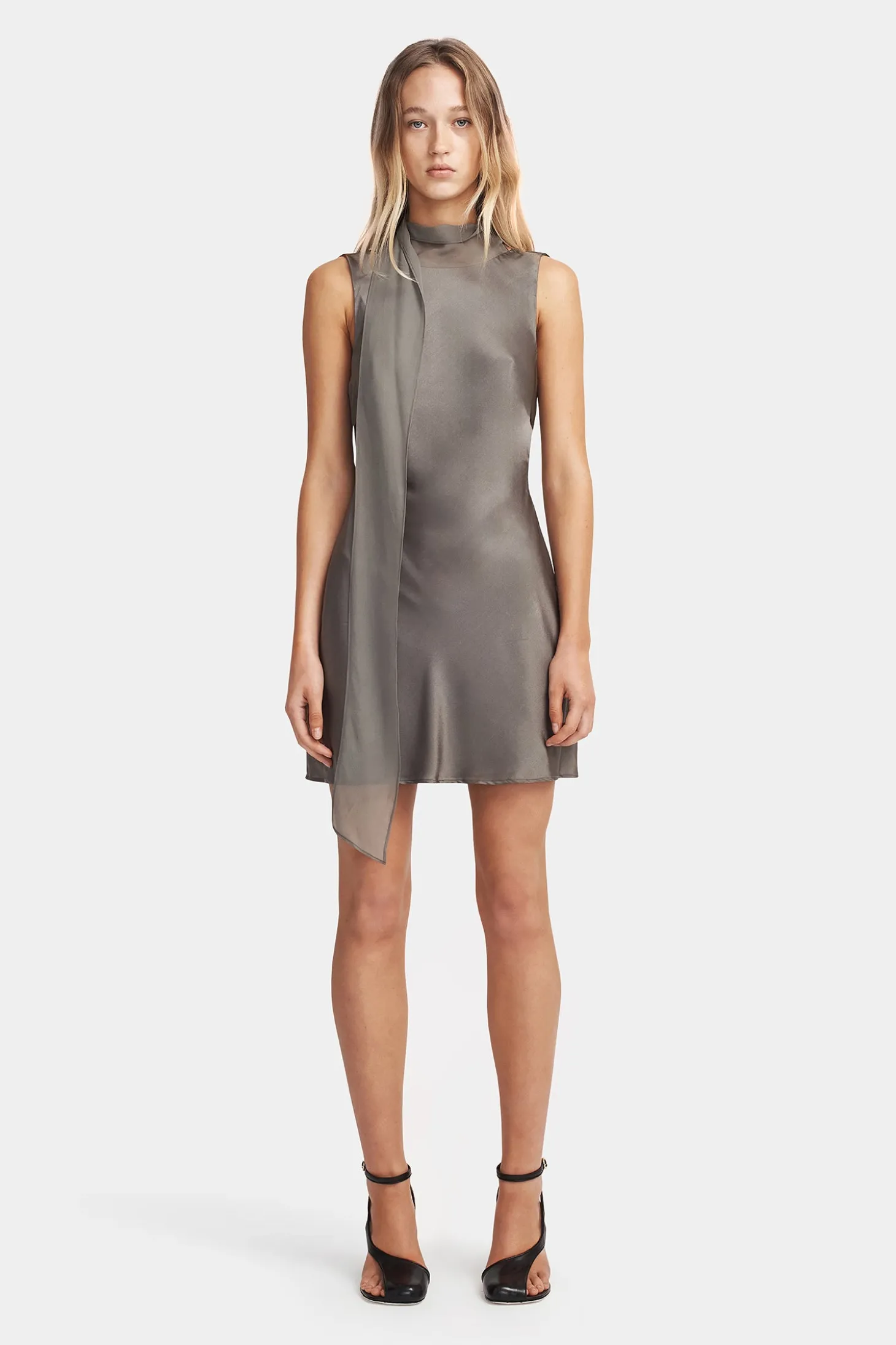 Suki Mini Dress Dusty Olive PRE-ORDER