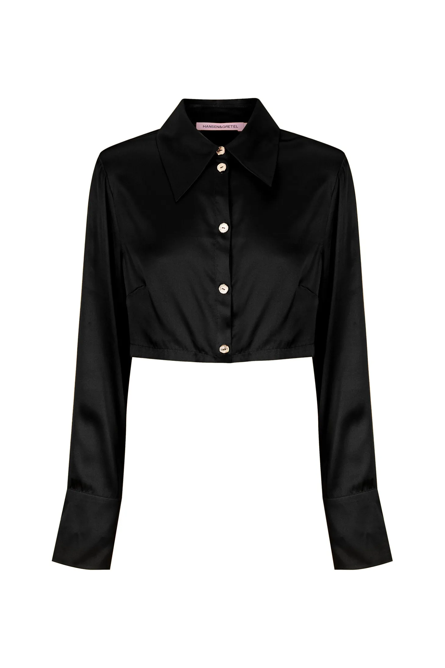 Sweeney Cropped Shirt Black
