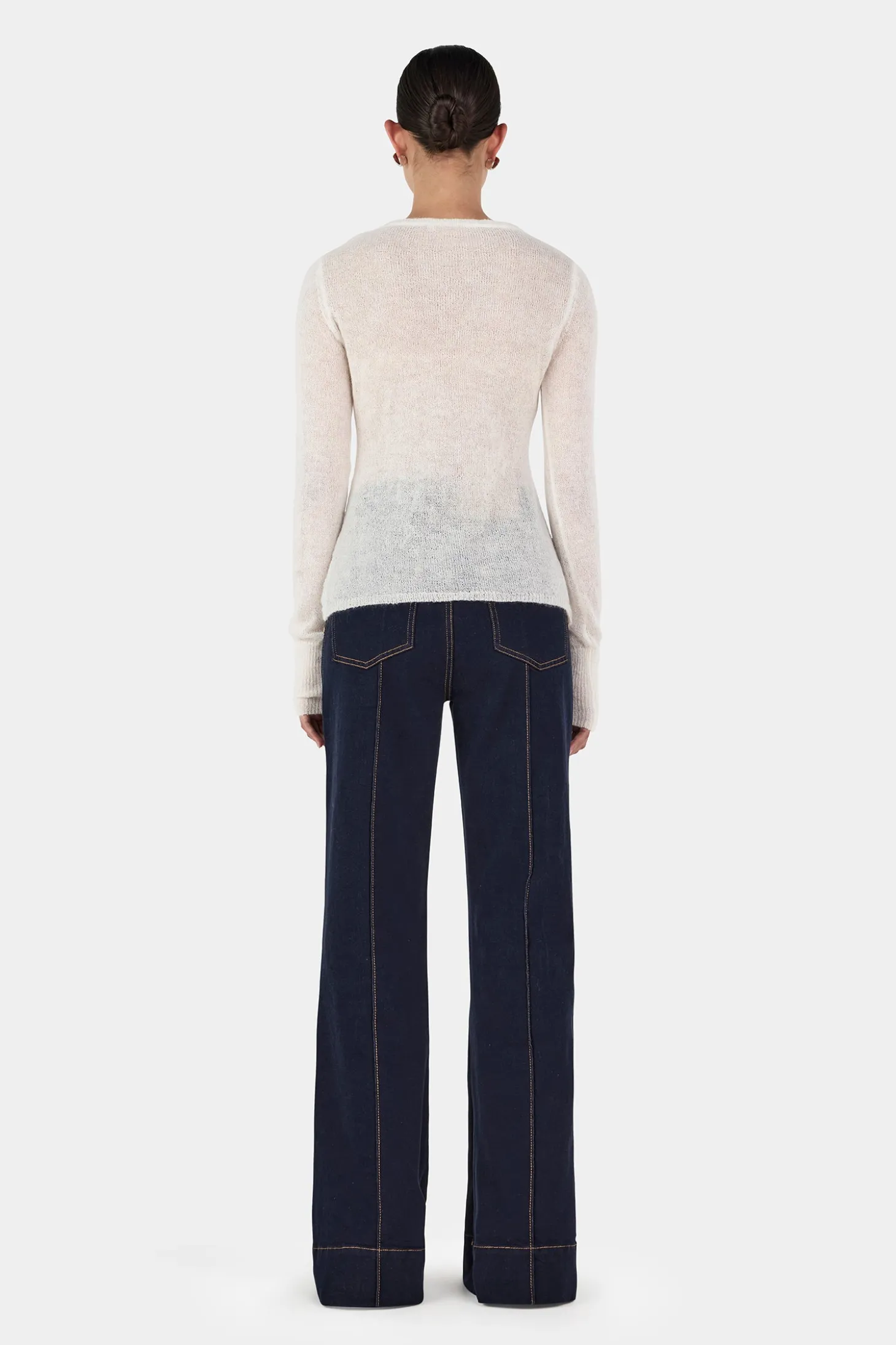 Sylvie Knit Top Ivory