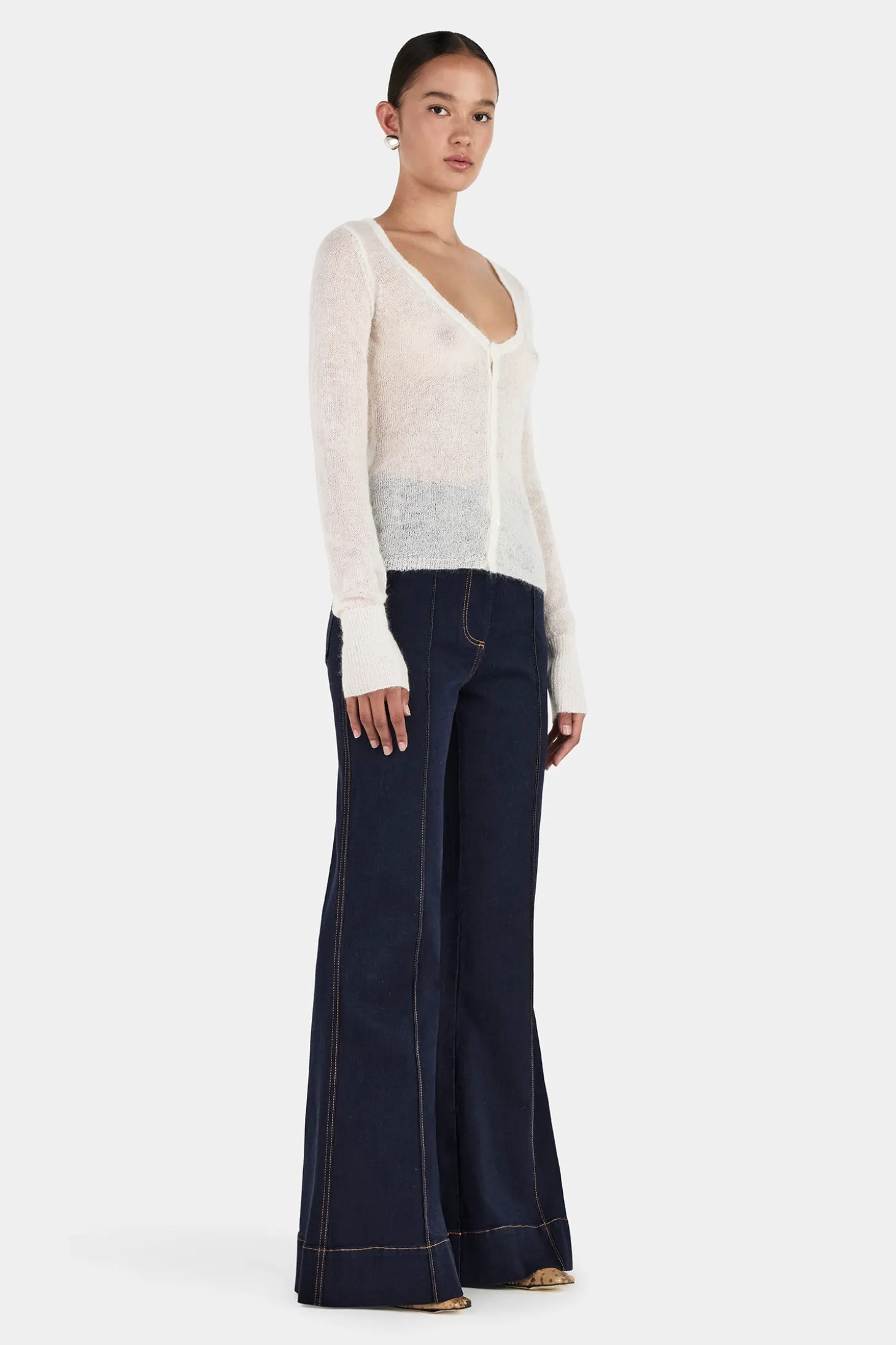 Sylvie Knit Top Ivory
