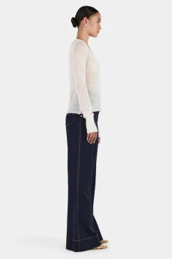 Sylvie Knit Top Ivory