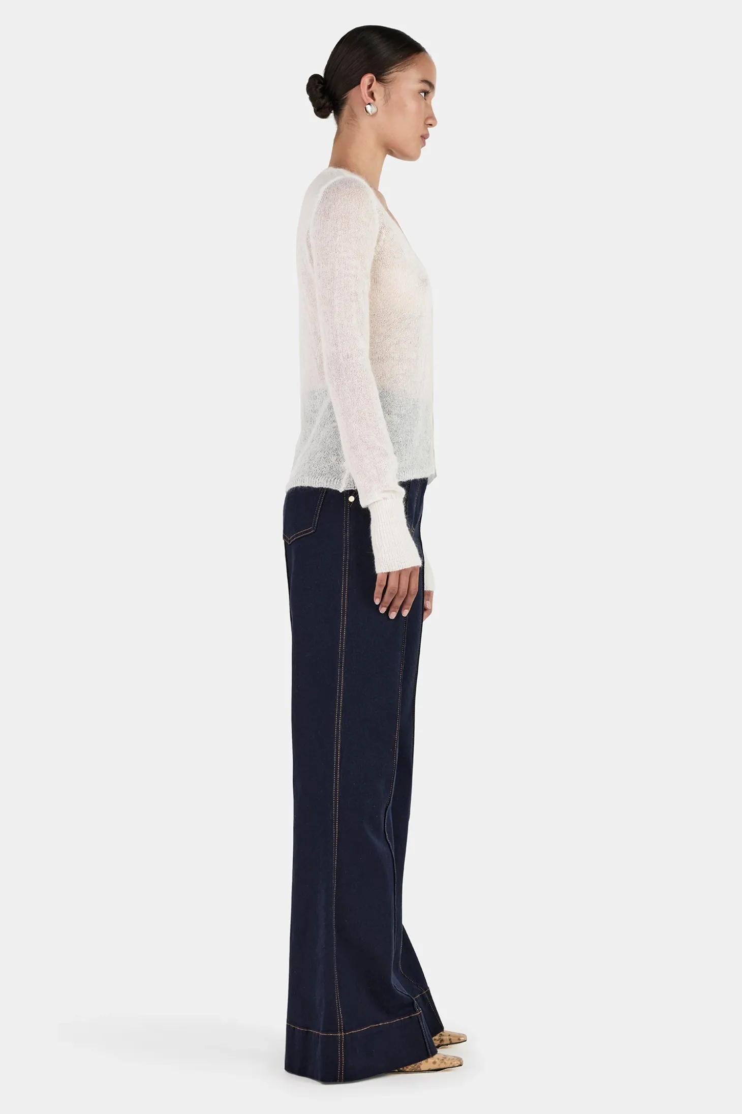 Sylvie Knit Top Ivory