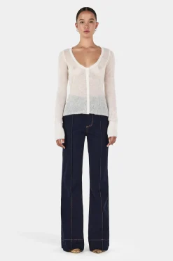 Sylvie Knit Top Ivory