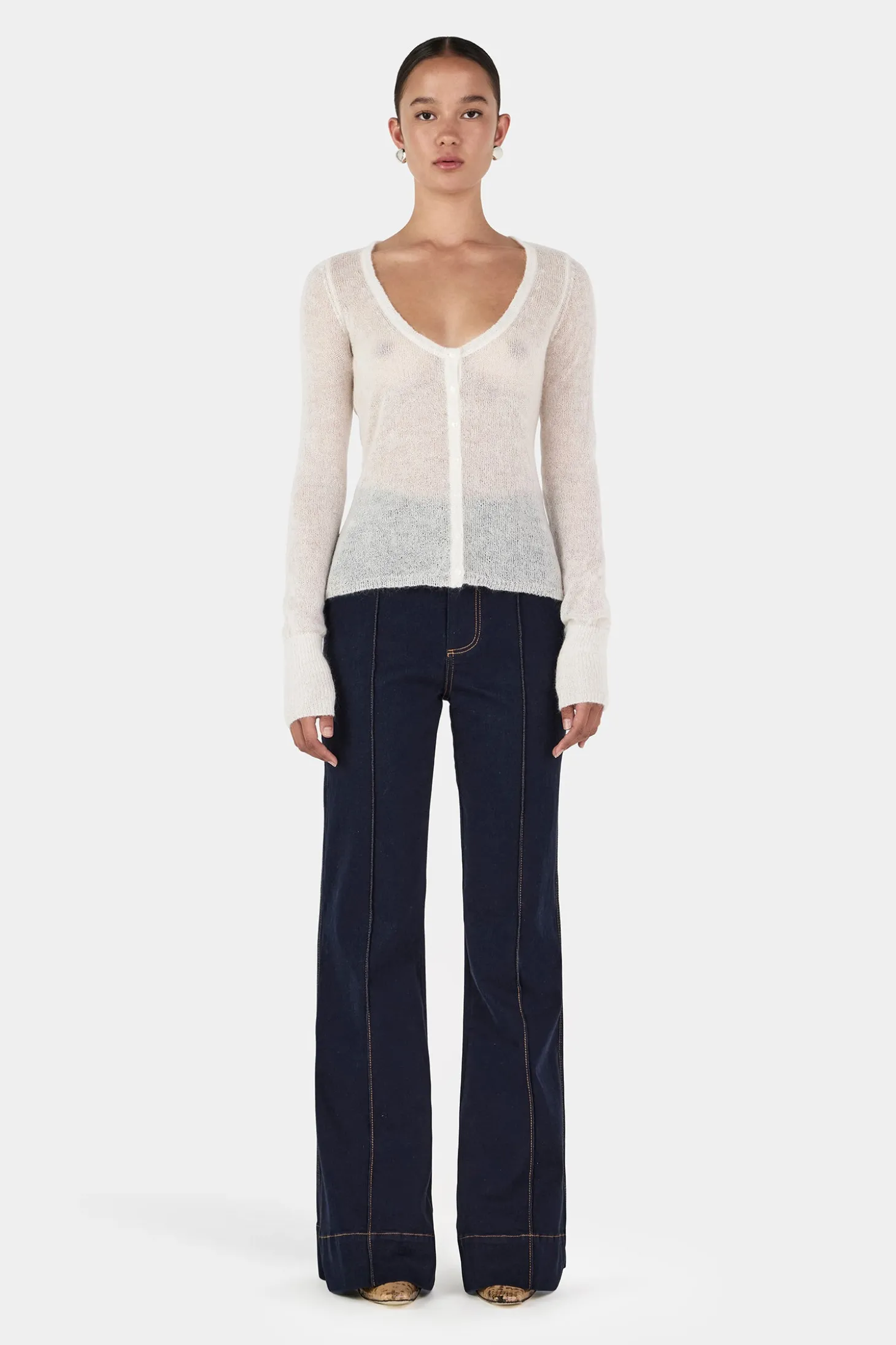 Sylvie Knit Top Ivory