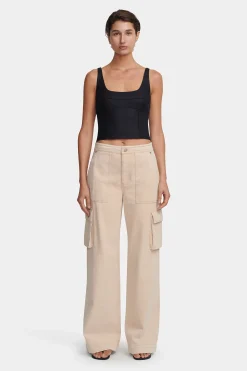 Tangela Bustier Top Black