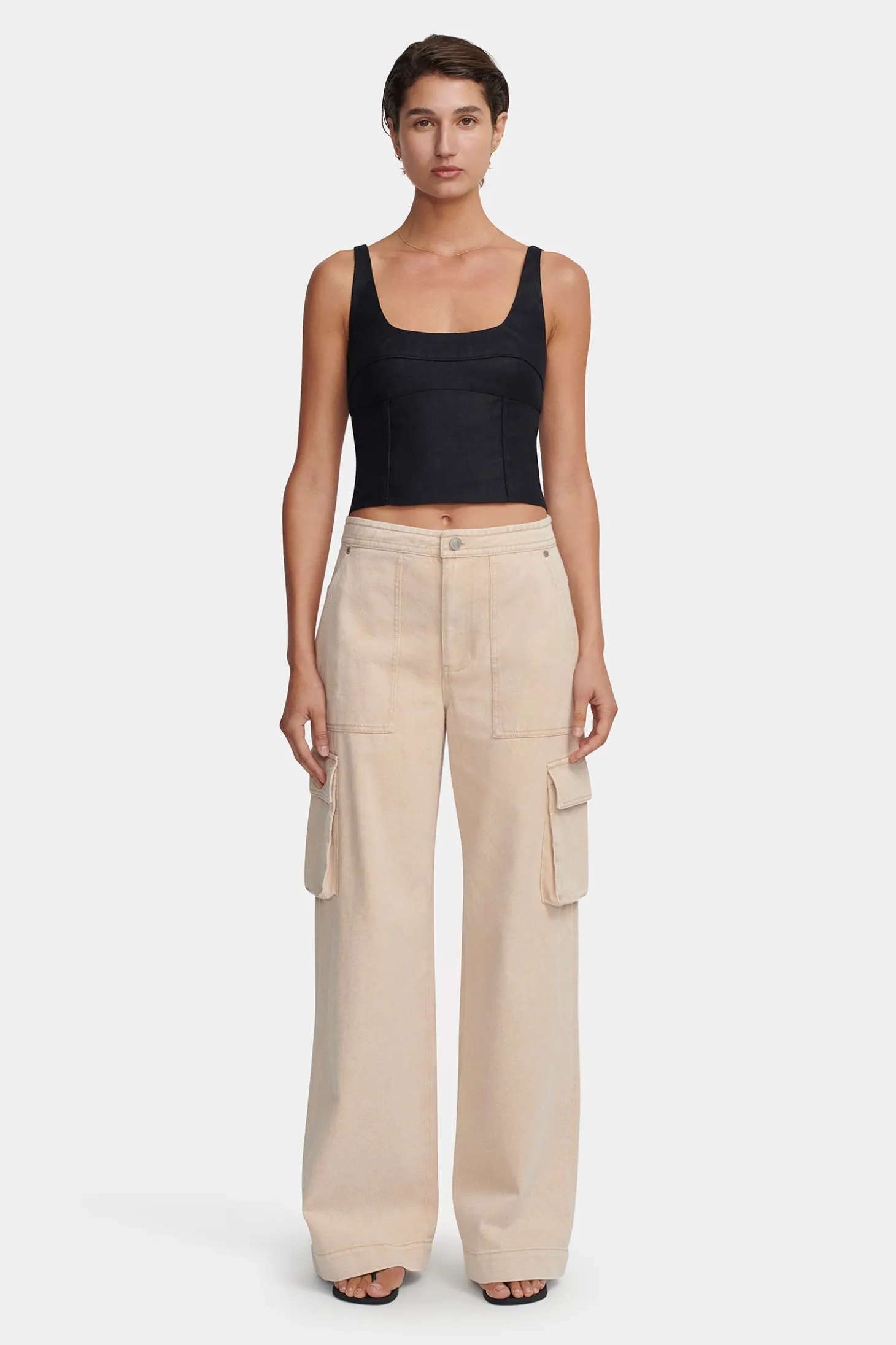 Tangela Bustier Top Black