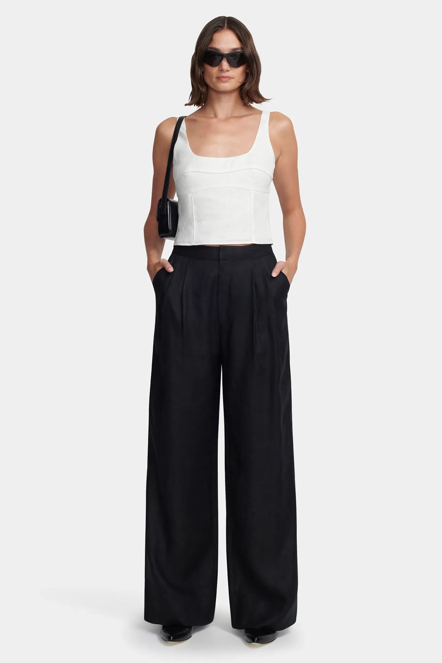 Tangela Bustier Top White