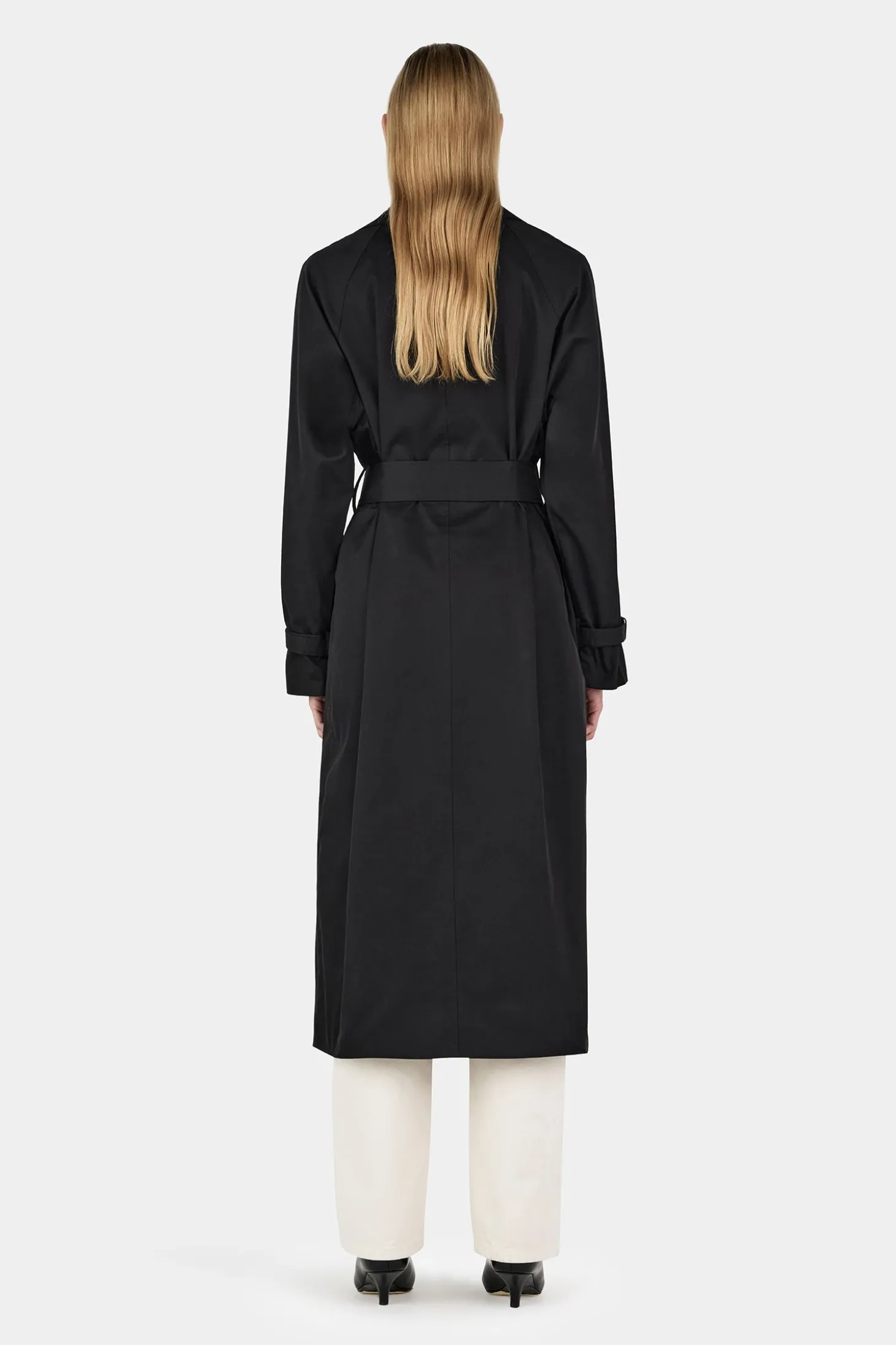 Teddy Trench Coat Black