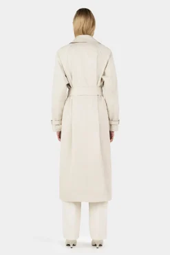 Teddy Trench Coat Ecru