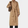 Teddy Trench Coat Taupe