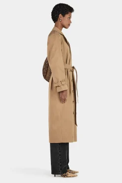 Teddy Trench Coat Taupe
