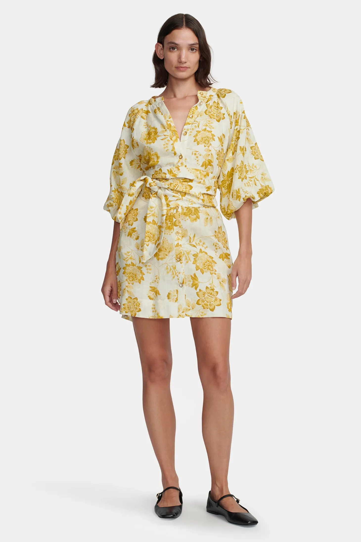 Templeton Mini Dress Golden Nectar