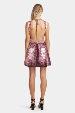 Tessa Mini Dress Barbera Tile