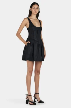 Tiggy Mini Dress Black