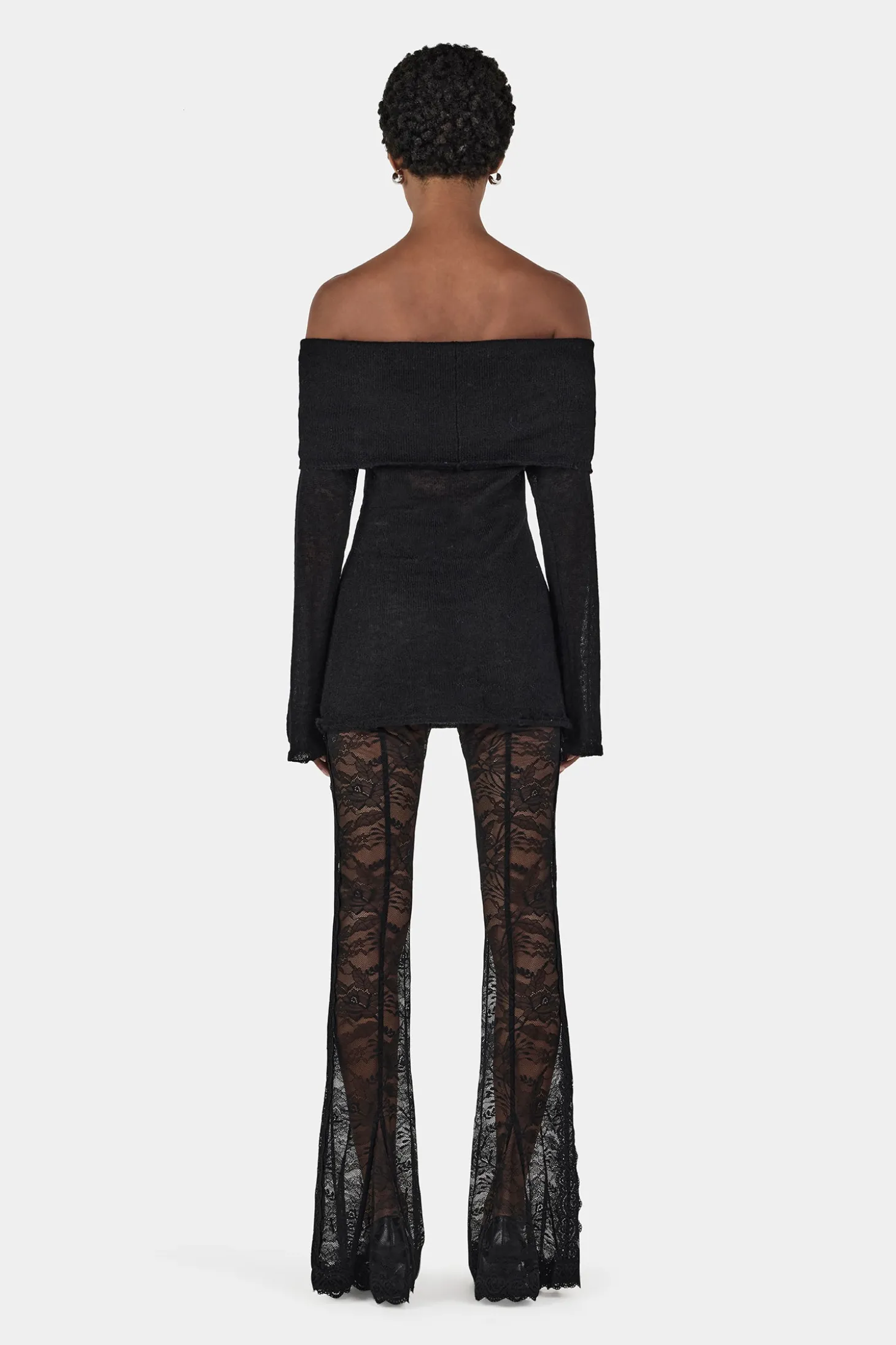 Tozzi Knit Top Black