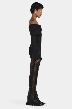 Tozzi Knit Top Black