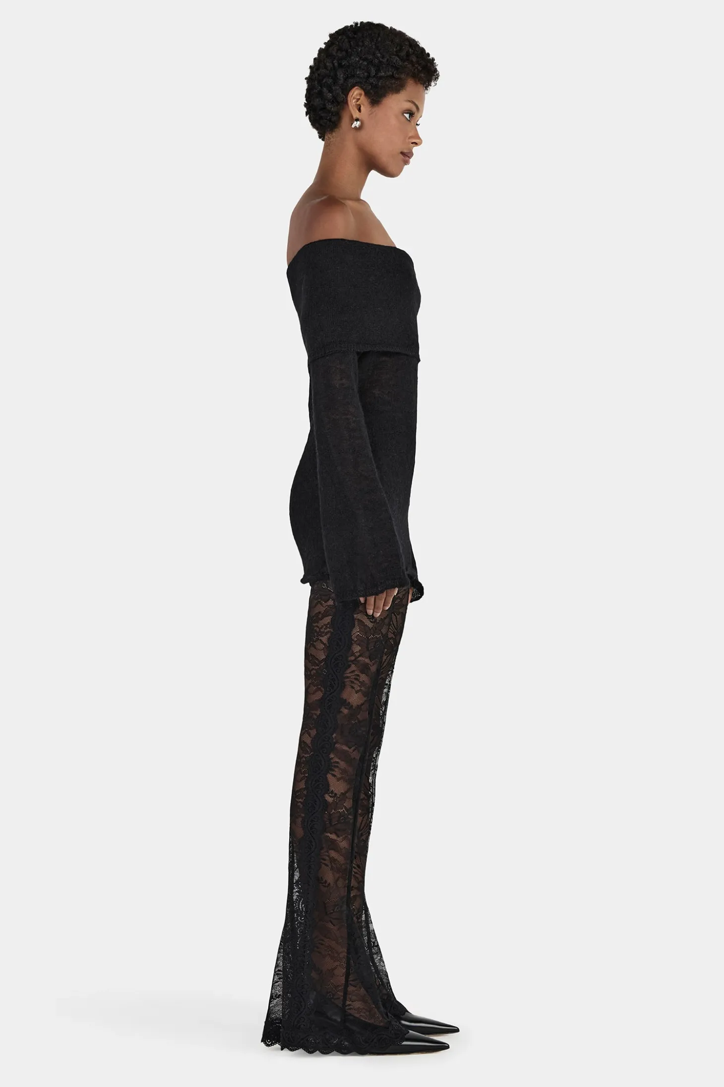 Tozzi Knit Top Black