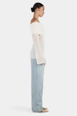 Tozzi Knit Top Ivory