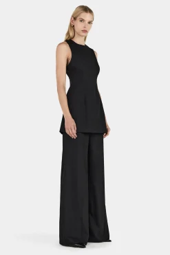 Trellis Tunic Black