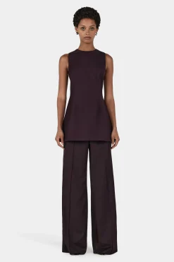 Trellis Tunic Plum