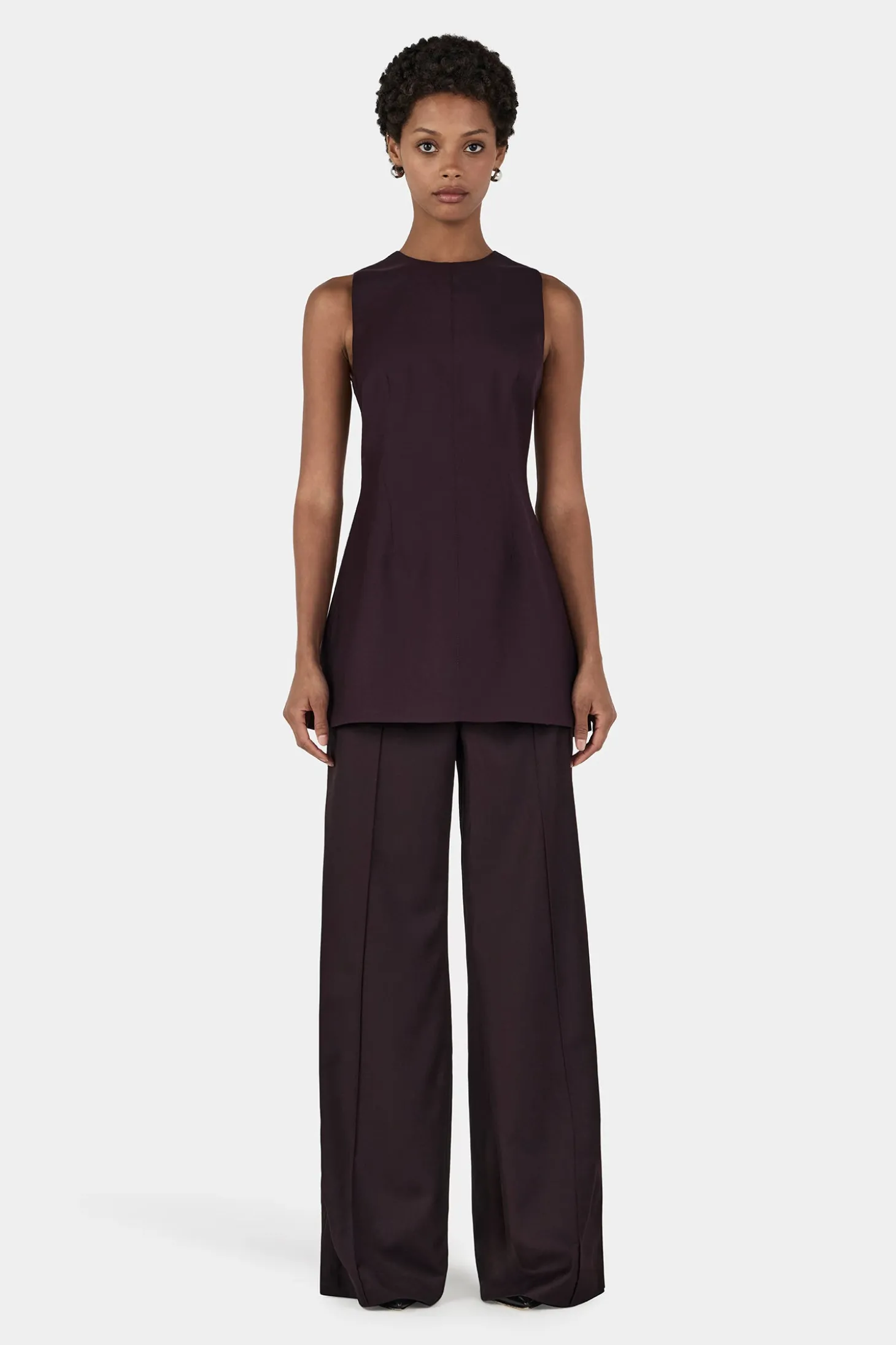Trellis Tunic Plum